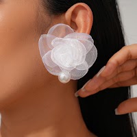 Bộ Bông Tai Hoa Vải Thanh Lịch | Phụ Kiện Áo Dài - Mê Áo Dài - thumbnail 7