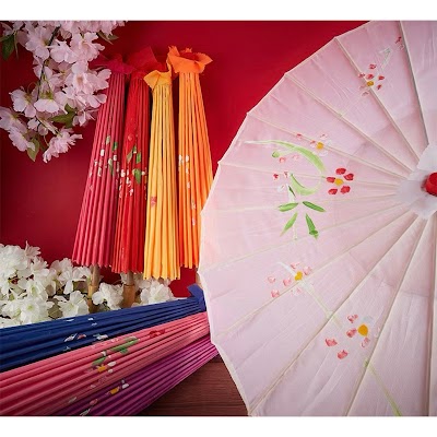 Dù Vải Lục Giác Cổ Trang Cán Gỗ | Phụ Kiện Chụp Ảnh Áo Dài Mê Áo Dài