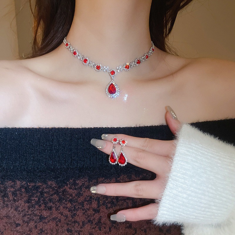 Bộ Trang Sức Giọt Nước Sang Trọng | Phụ Kiện Áo Dài - Mê Áo Dài - ảnh chi tiết 12