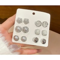 Set Bông Tai Hàn Quốc Xinh Xắn | Phụ Kiện Áo Dài - Mê Áo Dài - thumbnail 5