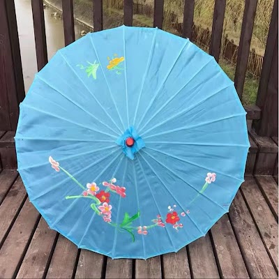 Dù Vải Lục Giác Cổ Trang Cán Gỗ | Phụ Kiện Chụp Ảnh Áo Dài Mê Áo Dài