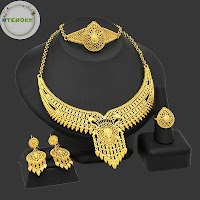 Bộ Trang Sức Mạ Vàng 24k Sang Trọng | Phụ Kiện Mặc Áo Dài - Mê Áo Dài - thumbnail 1