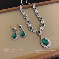 Bộ Trang Sức Giọt Nước Sang Trọng | Phụ Kiện Áo Dài - Mê Áo Dài - thumbnail 2