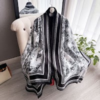 Khăn Lụa In Họa Tiết Thời Trang Cao Cấp | Phụ Kiện Mê Áo Dài - thumbnail 6